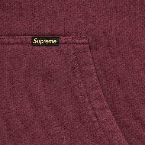 Supreme Work Zip Up Hooded Sweatshirt - Maroon