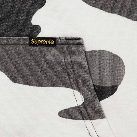 Supreme Work Zip Up Hooded Sweatshirt - Snow Camo
