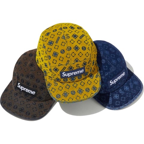 Flocked Denim Camp Cap - fall/winter 2024 - SupremeCommunity