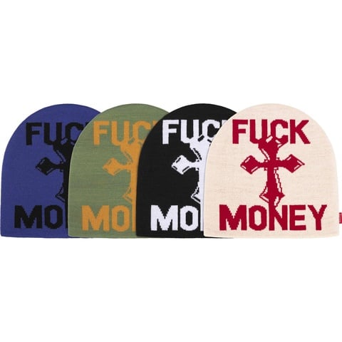 Fuck Money Beanie - fall/winter 2024 - Supreme