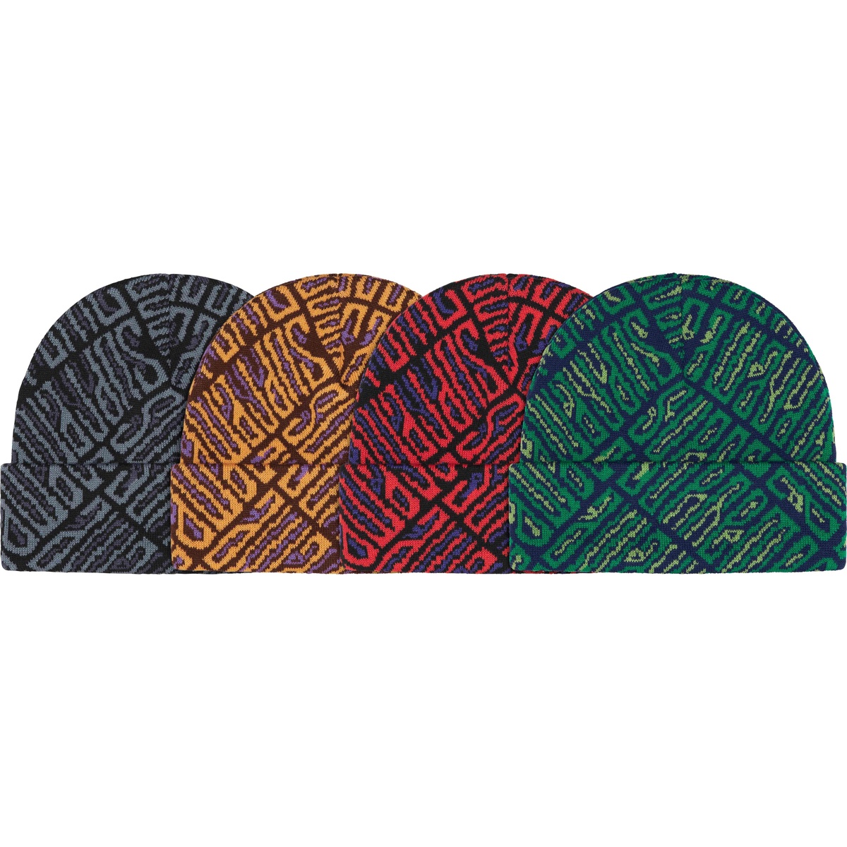 Supremeビーニー Supreme Funk Spellout Beanie Supreme Funk Spellout Beanie Black - FW24 - US