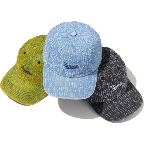 ゆ*じ様 25aw Supreme Grommet 6-Panel デニム刺繍キ Supreme Y's by Yohji Yamamoto Grommet 6-Panel Black - FW25 - US