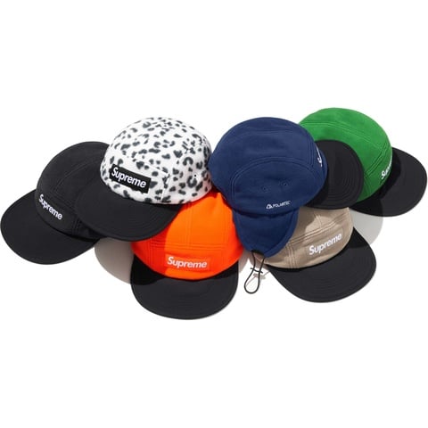 Supreme フリースキャップ ネイビー 耳あて付き Supreme】Polartec Earflap Camp Cap☆24FW☆ (Supreme/キャップ
