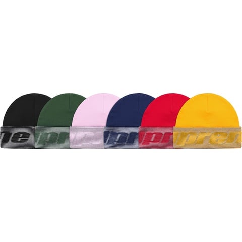 Supreme Reflective Jacquard Beanie - $40.00