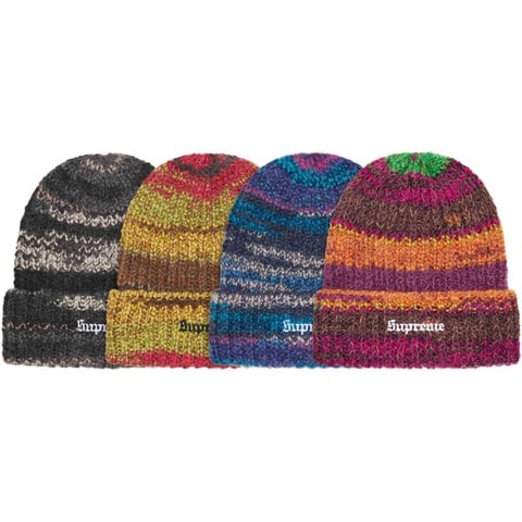 【極美品】Supreme　Space　Dye　Stripe　Beanie Space Dye Stripe Beanie - fall/winter 2024 - Supreme