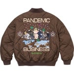 Supreme AOI Quilted Work Jacket (FW24) - Brown