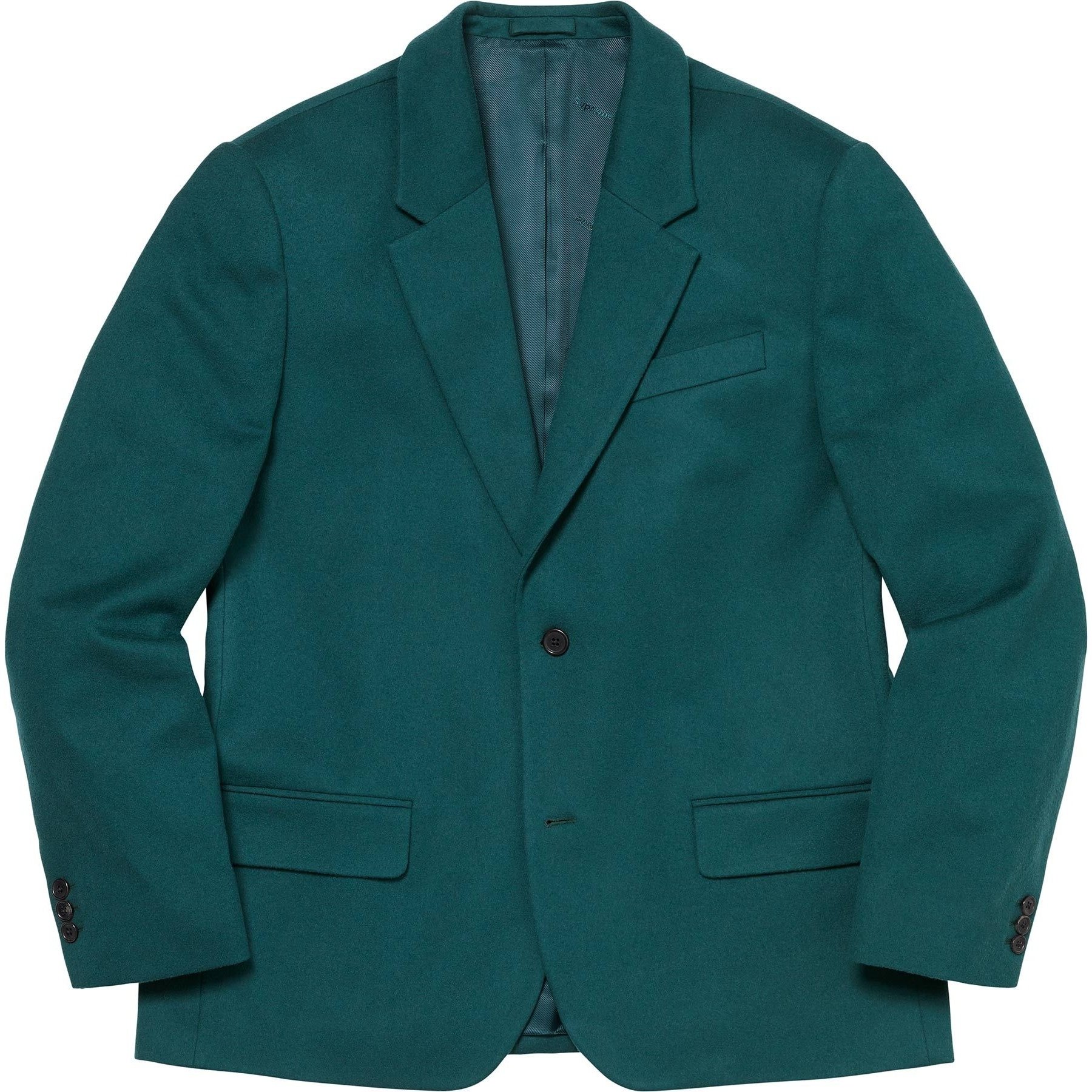Supreme Brushed Wool Suit (FW24) - Teal - $798