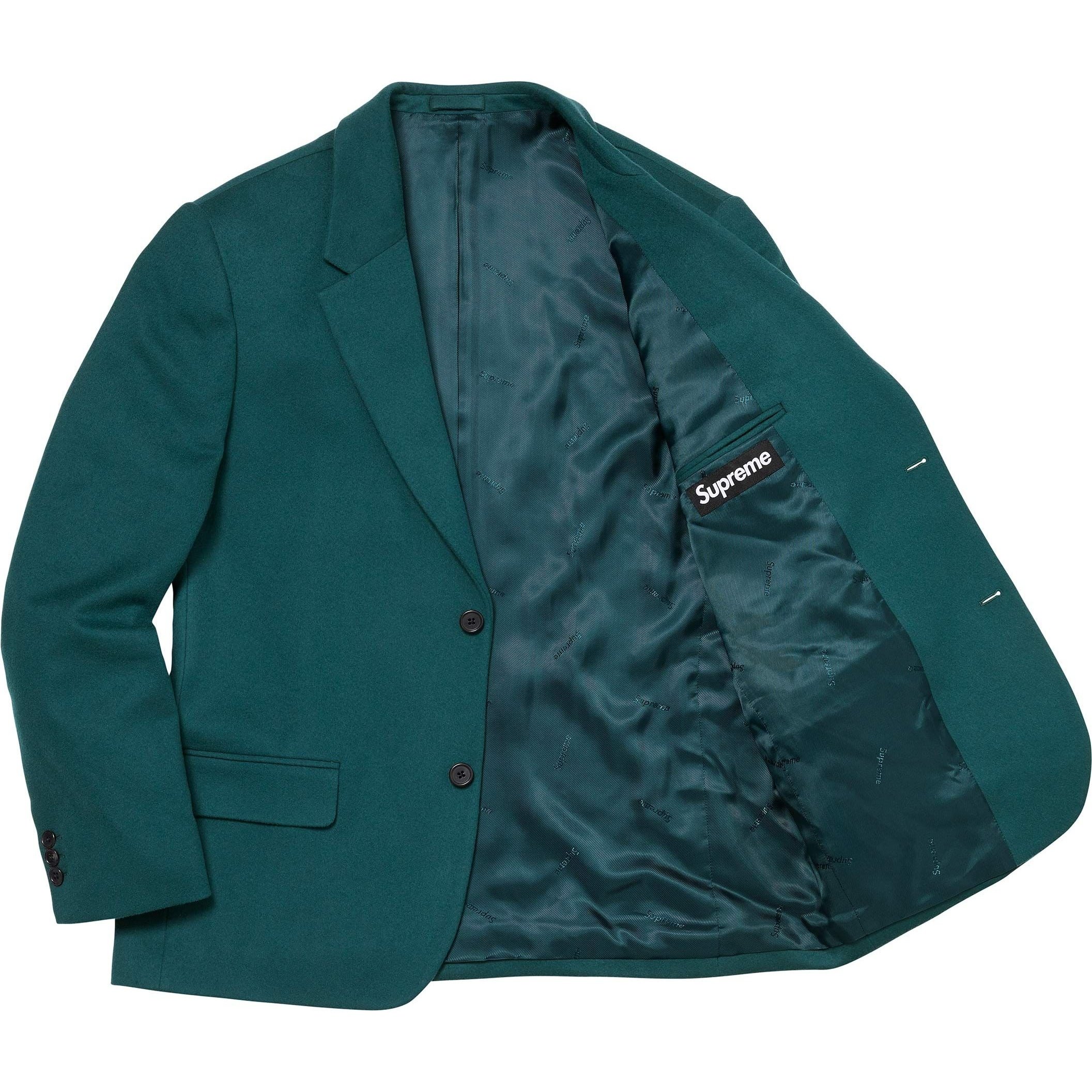 Supreme Brushed Wool Suit (FW24) - Teal - $798