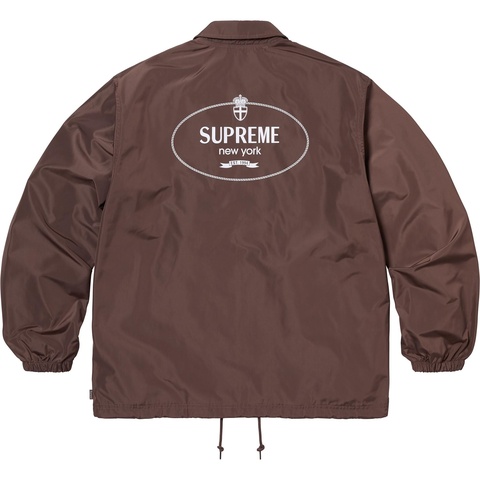 Supreme Crest Coaches Jacket - Brown