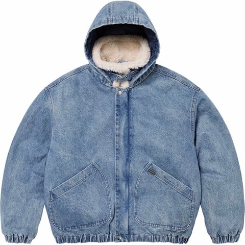 Faux Shearling Lined Bomber Jacket - Supreme