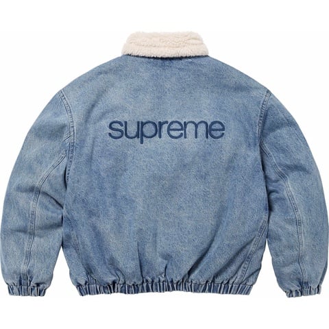 Faux Shearling Lined Bomber Jacket - Supreme