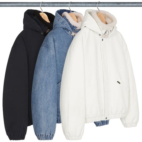 Faux Shearling Lined Bomber Jacket - Supreme