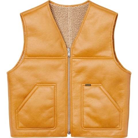 Reversible Faux Shearling Vest - fall/winter 2024 - Supreme