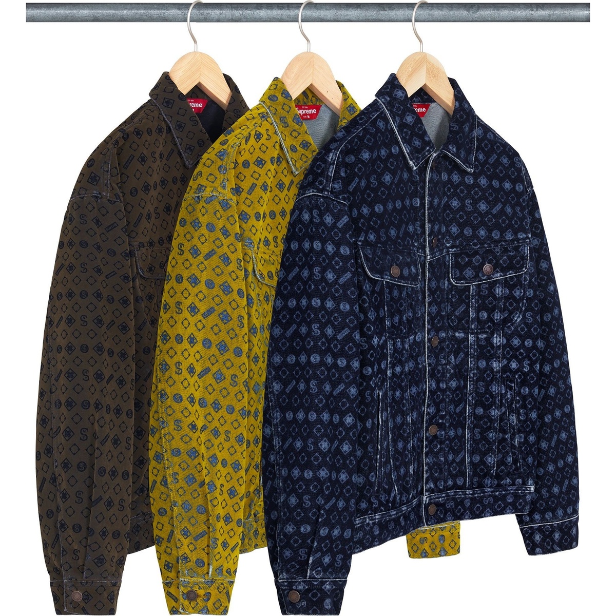 Supreme Flocked Denim デニム セットアップ ブラウン Supreme Flocked Denim デニム セットアップ ブラウン - メルカリ
