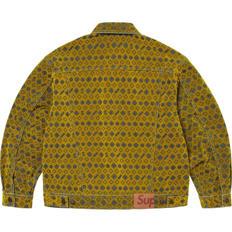 Flocked Denim Trucker Jacket - fall/winter 2024 - Supreme