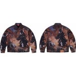 Supreme Supreme Frank Frazetta Faux Shearling Lined Trucker Jacket (FW24)