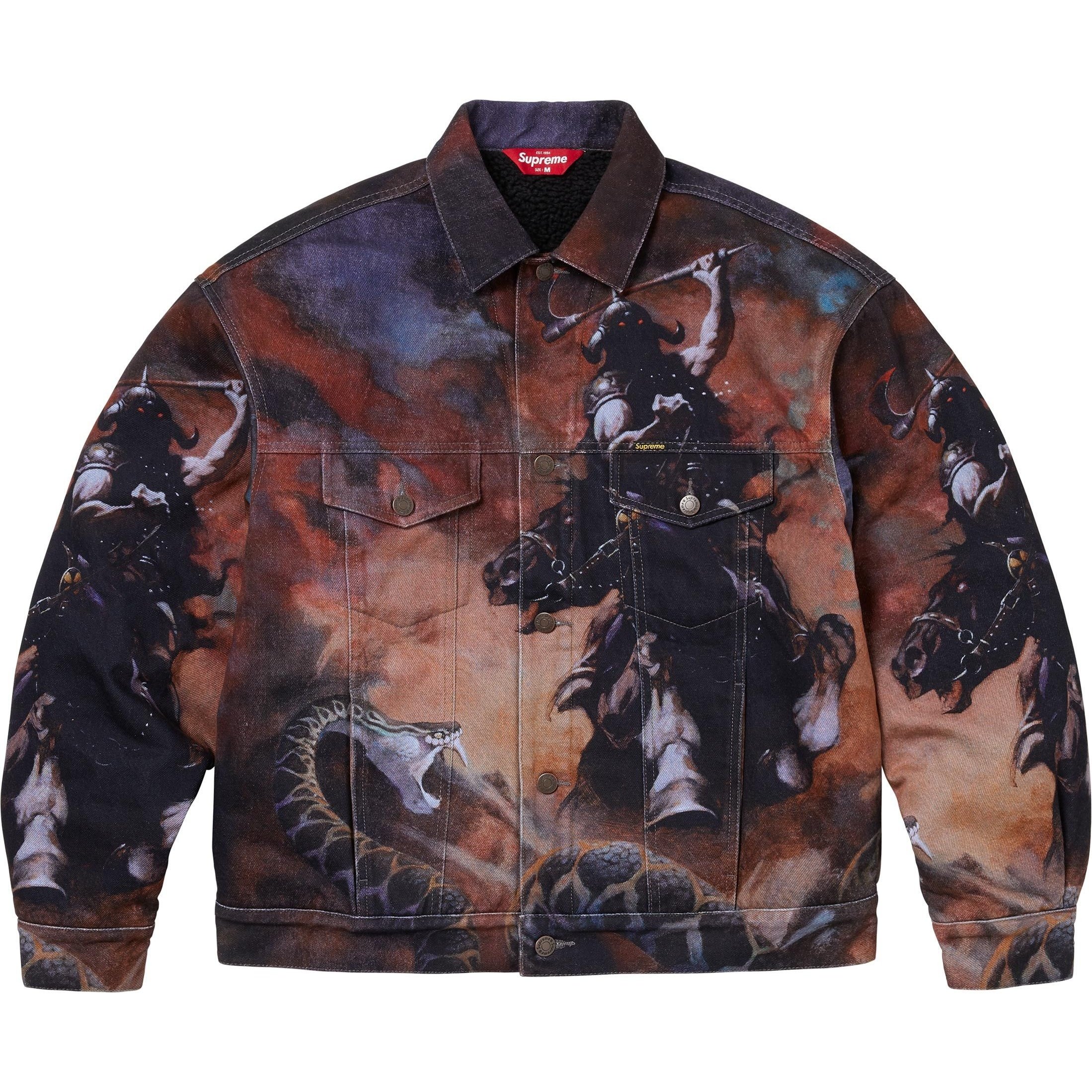 ジャケット・アウター Supreme Shearling Lined Jacket Denim Fall/Winter 2024 Preview – Supreme
