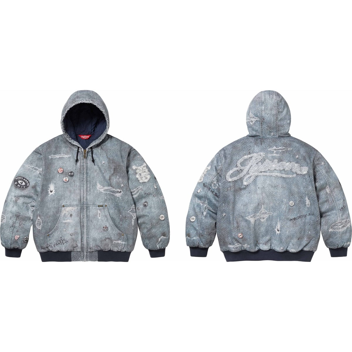 HJR Trompe L'oeil Hooded Work Jacket - SupremeCommunity