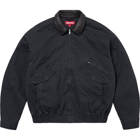 Leather Collar Utility Jacket - fall/winter 2024 - Supreme