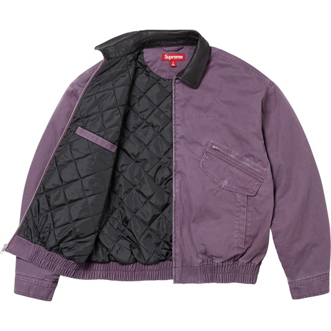 Leather Collar Utility Jacket - fall/winter 2024 - Supreme