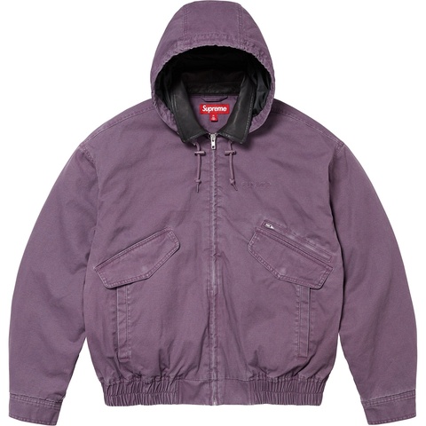 Leather Collar Utility Jacket - fall/winter 2024 - Supreme