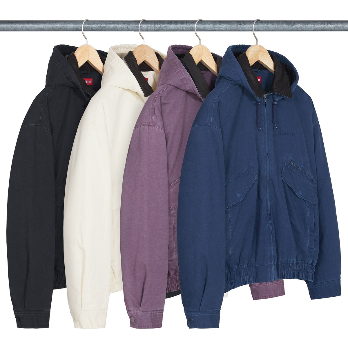 Leather Collar Utility Jacket - fall/winter 2024 - Supreme