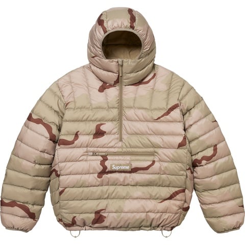 Micro Down Half Zip Hooded Pullover - Supreme