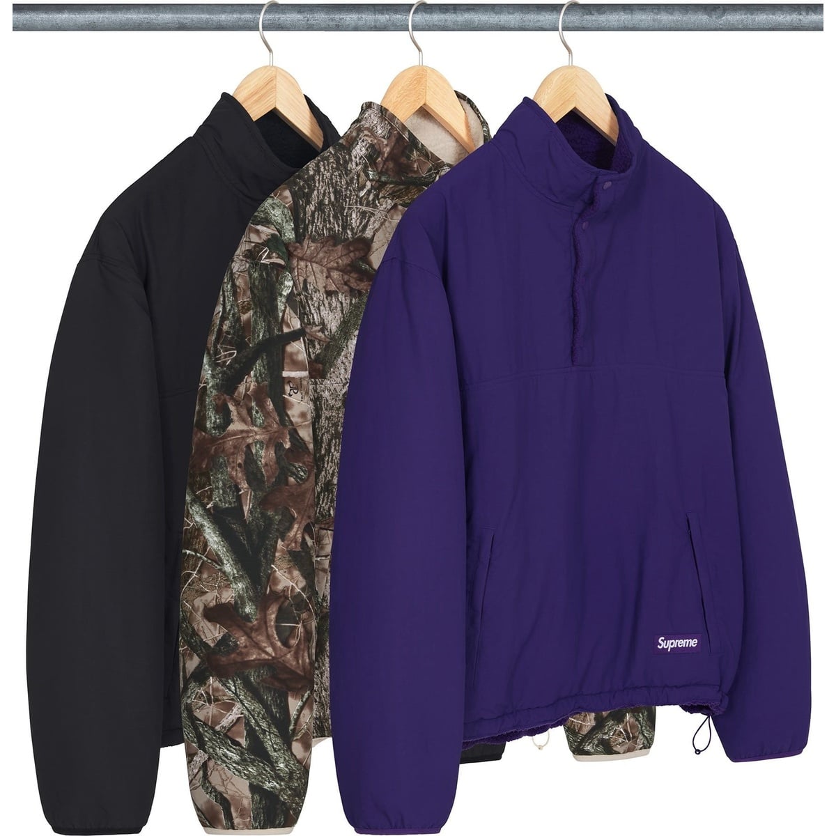 Polartec® Shearling Reversible Pullover - SupremeCommunity