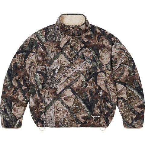 Supreme Polartec® Shearling Reversible Pullover - TrueTimber® HTC Fall Camo