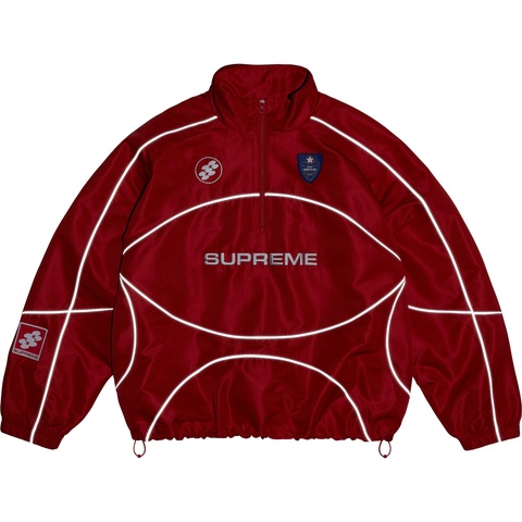 Supreme Reflective Piping Pullover - Red