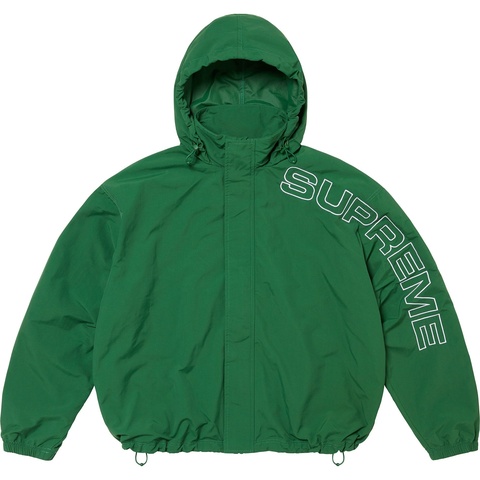 Supreme Spellout Embroidered Track Jacket - Dark Green