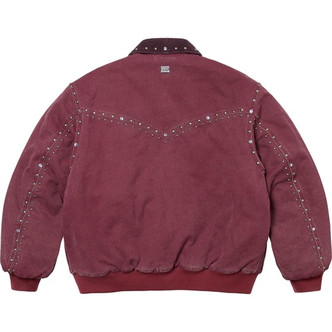 Supreme Supreme®/b.b. Simon Studded Work Jacket - Burgundy