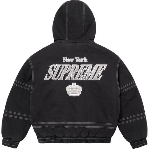 Supreme Supreme®/Mitchell & Ness® Twill Stadium Jacket - Black