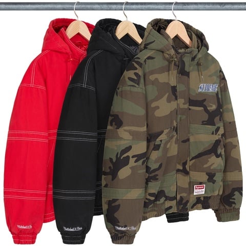 Supreme®/Mitchell & Ness® Twill Stadium Jacket - Supreme