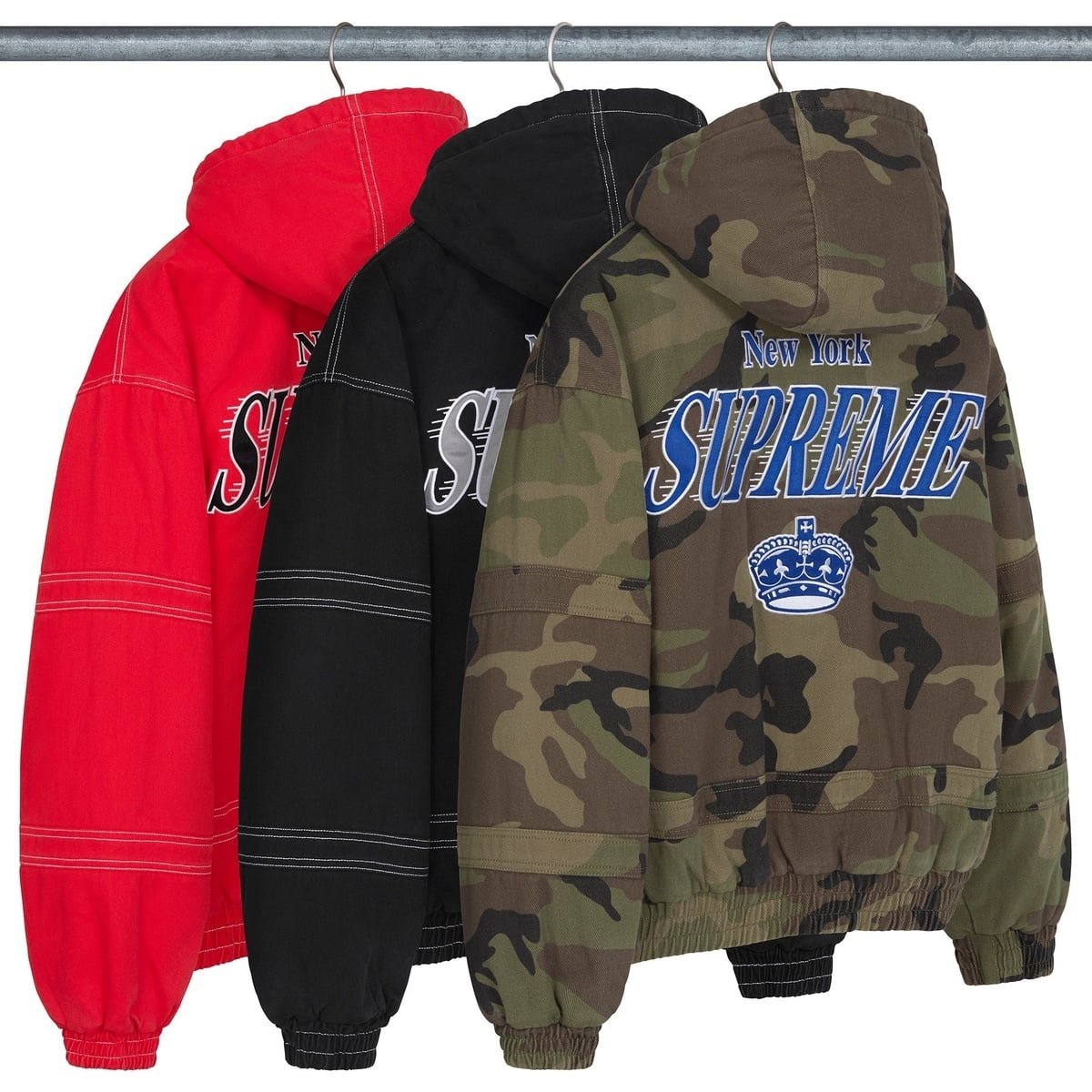 Supreme®/Mitchell & Ness® Twill Stadium Jacket - SupremeCommunity