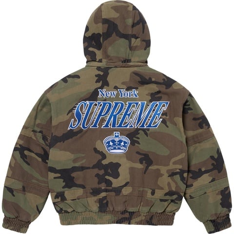 Supreme Supreme®/Mitchell & Ness® Twill Stadium Jacket - Woodland Camo