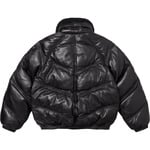Supreme Supreme Schott Chevron Leather Down Puffer Jacket (FW24) - Black