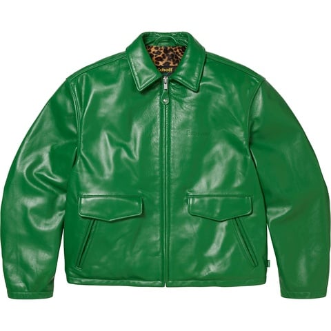 Supreme®/Schott® Leather Racer Jacket - Supreme