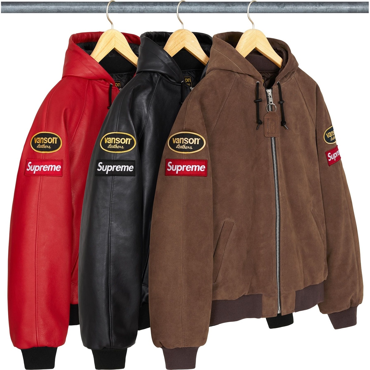 Supreme®/Vanson Leathers® Hooded Work Jacket - Supreme