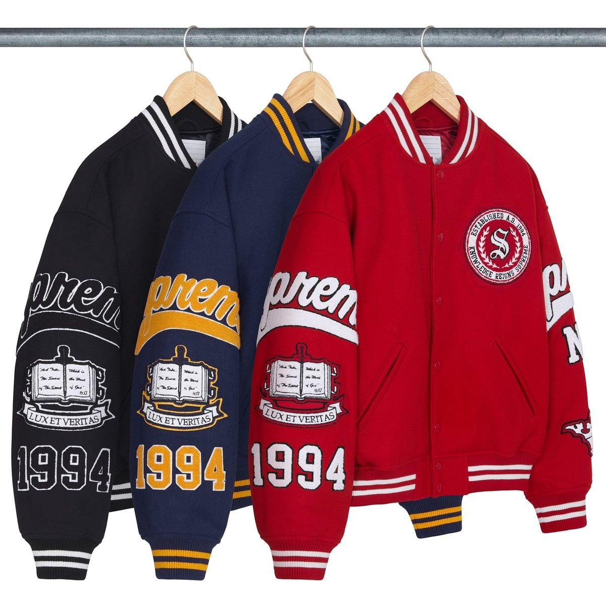 Veritas Varsity Jacket - fall/winter 2024 - SupremeCommunity