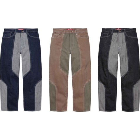 2-Tone Paneled Baggy Jean - fall/winter 2024 - Supreme