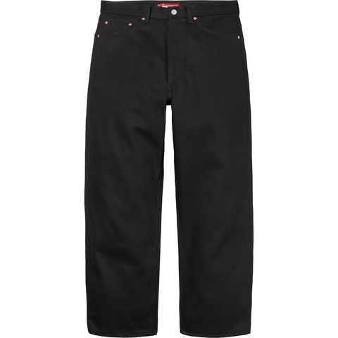 Rigid Baggy Black Selvedge Jean - fall/winter 2024 - Supreme