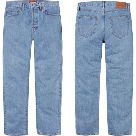 Supreme Stone Washed Slim Selvedge Jean