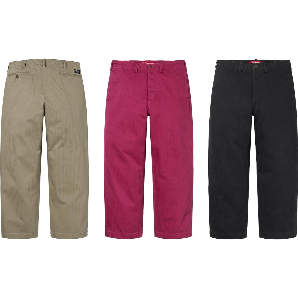 Washed Herringbone Chino Pant - SupremeCommunity