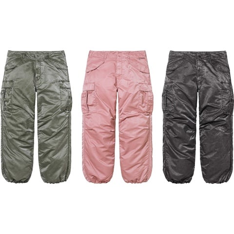 Washed Flight Satin Cargo Pant - fall/winter 2024 - Supreme