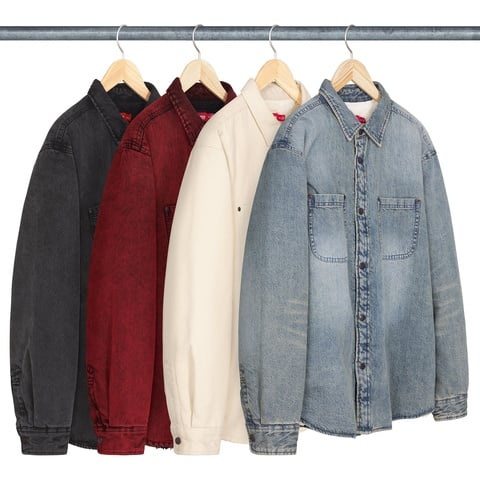 Faux Shearling Lined Work Shirt - fall/winter 2024 - Supreme