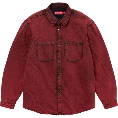 Faux Shearling Lined Work Shirt - fall/winter 2024 - Supreme