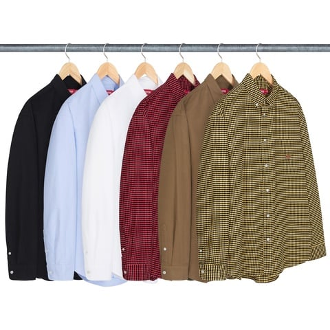 Loose Fit Flannel Oxford Shirt - fall/winter 2024 - Supreme