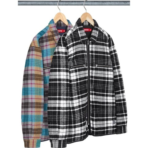 Quilted Flannel Zip Up Shirt - fall/winter 2024 - Supreme