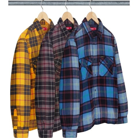 Waffle Plaid Hooded Shirt - fall/winter 2024 - Supreme